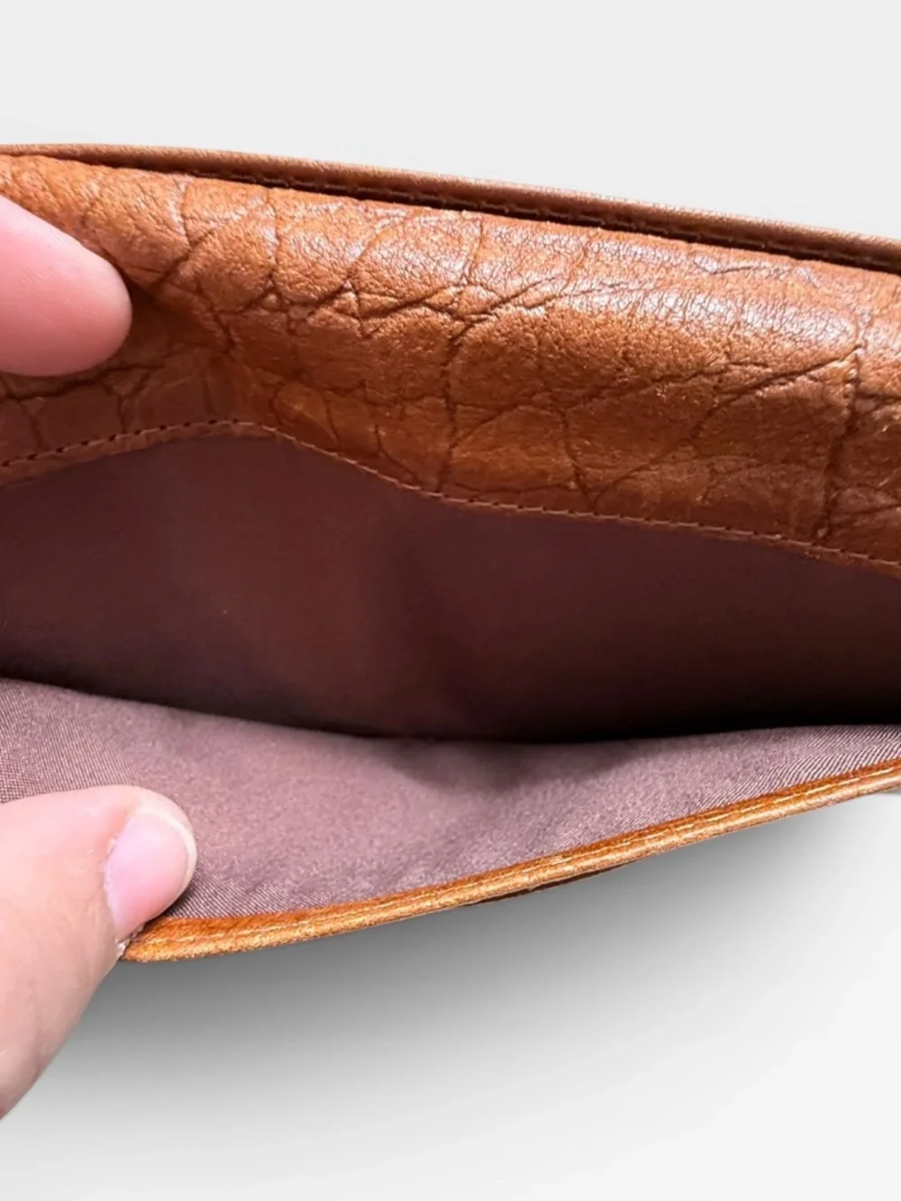 Brahmin Ady Tan Tidewell Slim Leather Wallet OS